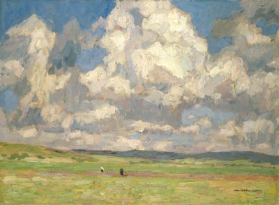 Nubes de verano sobre Gossfelden de Otto Ubbelohde